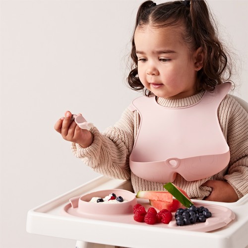 B.Box Roll + Go Mealtime Mat with Spoon | Travel Friendly | 6 months+